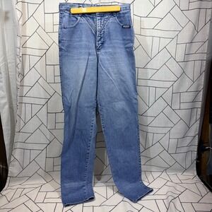 Roughrider by Circle T Vintage Western Jeans Blue‎ Denim V-Yoke Concho 28x34